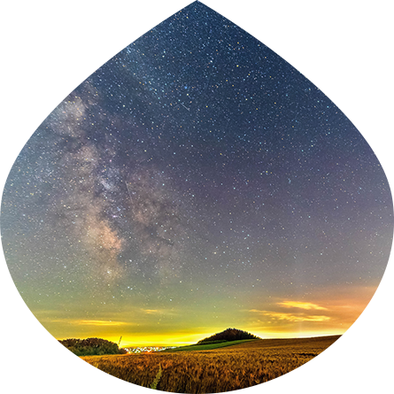星空の写真