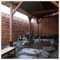 Open-air hot spring bath