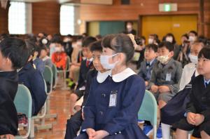 栗山小学校入学式①
