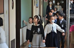 栗山小学校入学式⑦