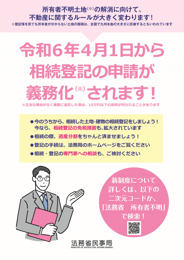 相続登記義務化リーフレット