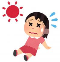 熱中症_少女