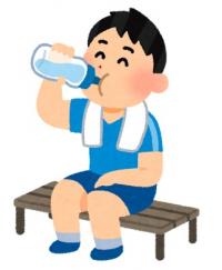 水分補給_少年