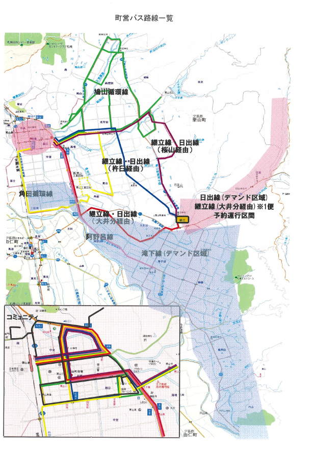町営バスルート