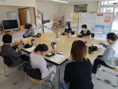 お茶の様子