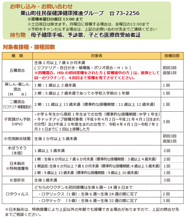 予防接種