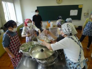 調理の様子