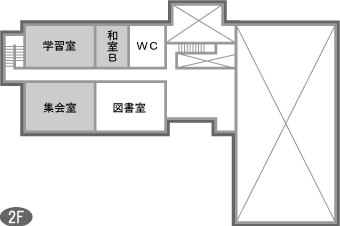 南部公民館・南部地区町民センター　2階