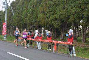 マラソン給水所