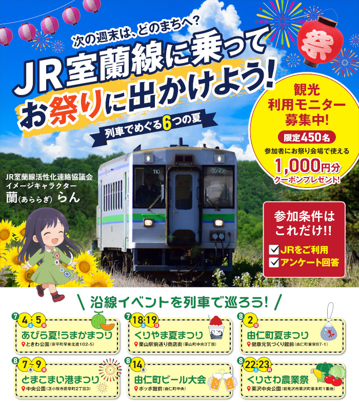 観光利用モニター事業タイトル画像