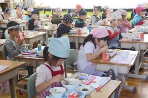 栗山町産ふるさと給食