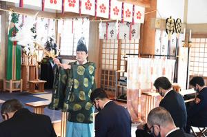 栗山消防団「無火災祈願・安全祈願・新型コロナウイルス終息祈願」