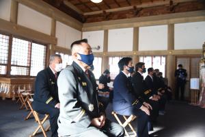 栗山消防団「無火災祈願・安全祈願・新型コロナウイルス終息祈願」