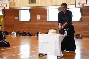 気合一刀！飛躍を祈願＊栗山剣道連盟と少年団が鏡開き