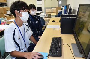 栗高生が広報取材にチャレンジ＊栗山高校就業体験学習