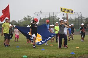 元気いっぱいゴールを目指して＊第40回継立小学校運動会