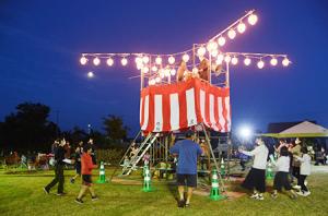 夏の思い出に＊雨煙別小学校で盆踊り