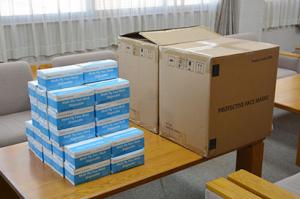 マスク5000枚を寄贈＊有限会社 北都