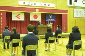 思いやりを持った介護士になって＊介護学校入学式