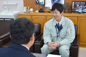 姉妹都市の支援に出発（第3回）＊宮城県角田市へ職員1名を派遣