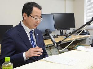 栗山リーディングサービス「とらいあんぐる」制作の「声の広報」で
