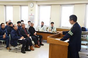 除排雪作業の安全安心を宣言＊栗山地区建設運送事業協同組合安全大会