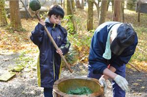 若い世代にもちつきを伝える＊第44回伝承もちつき会