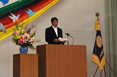 元気に初登校＊継立小学校入学式