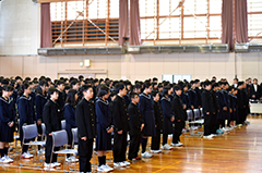 栗山中学校入学式