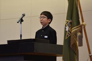 栗山中学校入学式