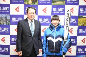 スキーでジュニアオリンピックに出場＊古野紗奈さん