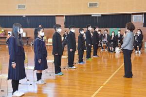 それぞれの夢に向かって旅立つ＊継立小学校卒業式