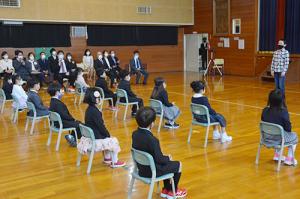 元気に通学し思い出作って＊継立小学校入学式