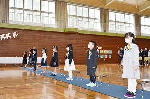 新たに8人が仲間入り＊角田小学校入学式