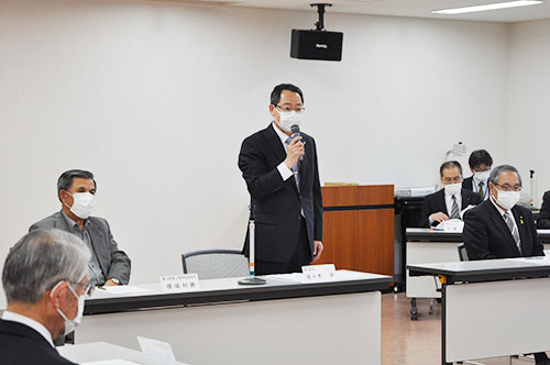 第1回くりやまハーフマラソン実行委員会（佐々木学実行委員長）が5月25日、カルチャープラザ「Eki」で開催されました。主な議題として、８月２９日（日曜日）に予定をしている「第1回くりやまハーフマラソン大会」の開催について検討をし、依然として新型コロナウイル