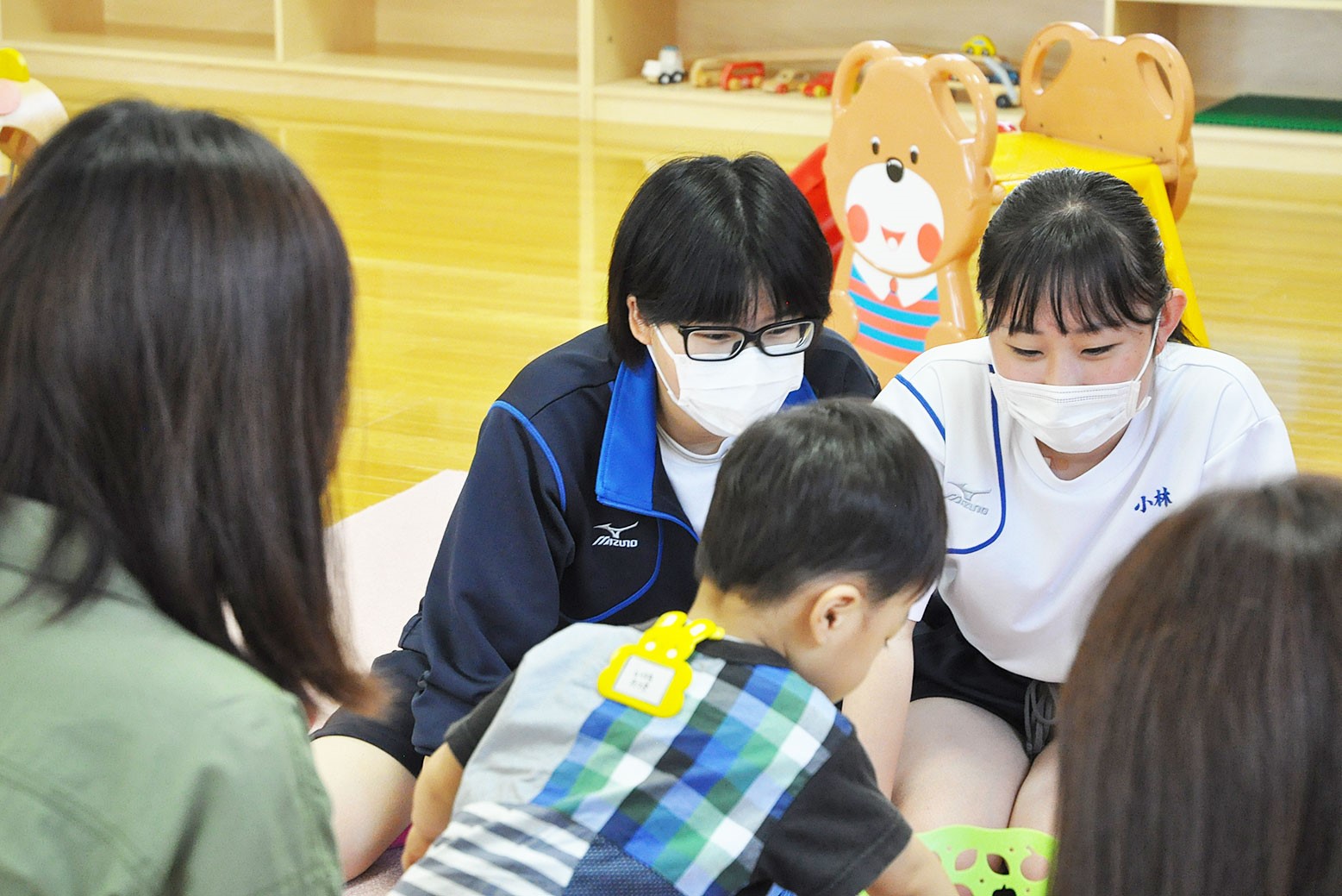 子どもとの交流やりがい感じて＊栗山高等学校インターンシップ