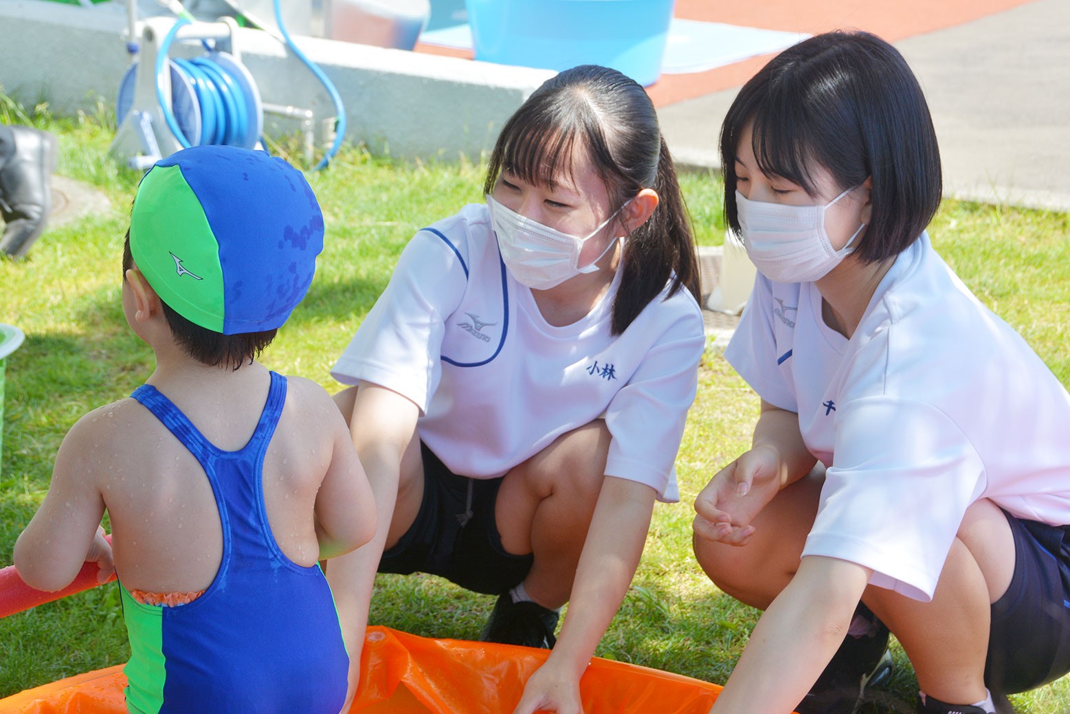 子どもとの交流やりがい感じて＊栗山高等学校インターンシップ