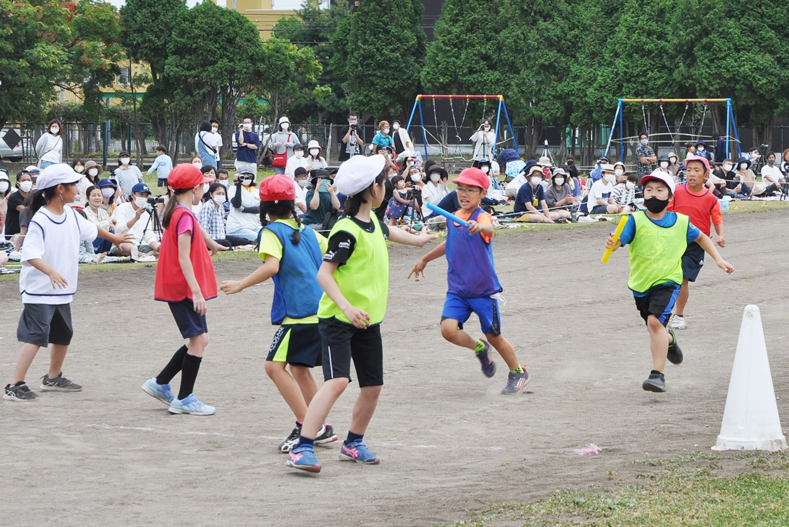 競技と応援どちらも全力で＊栗山小学校運動会