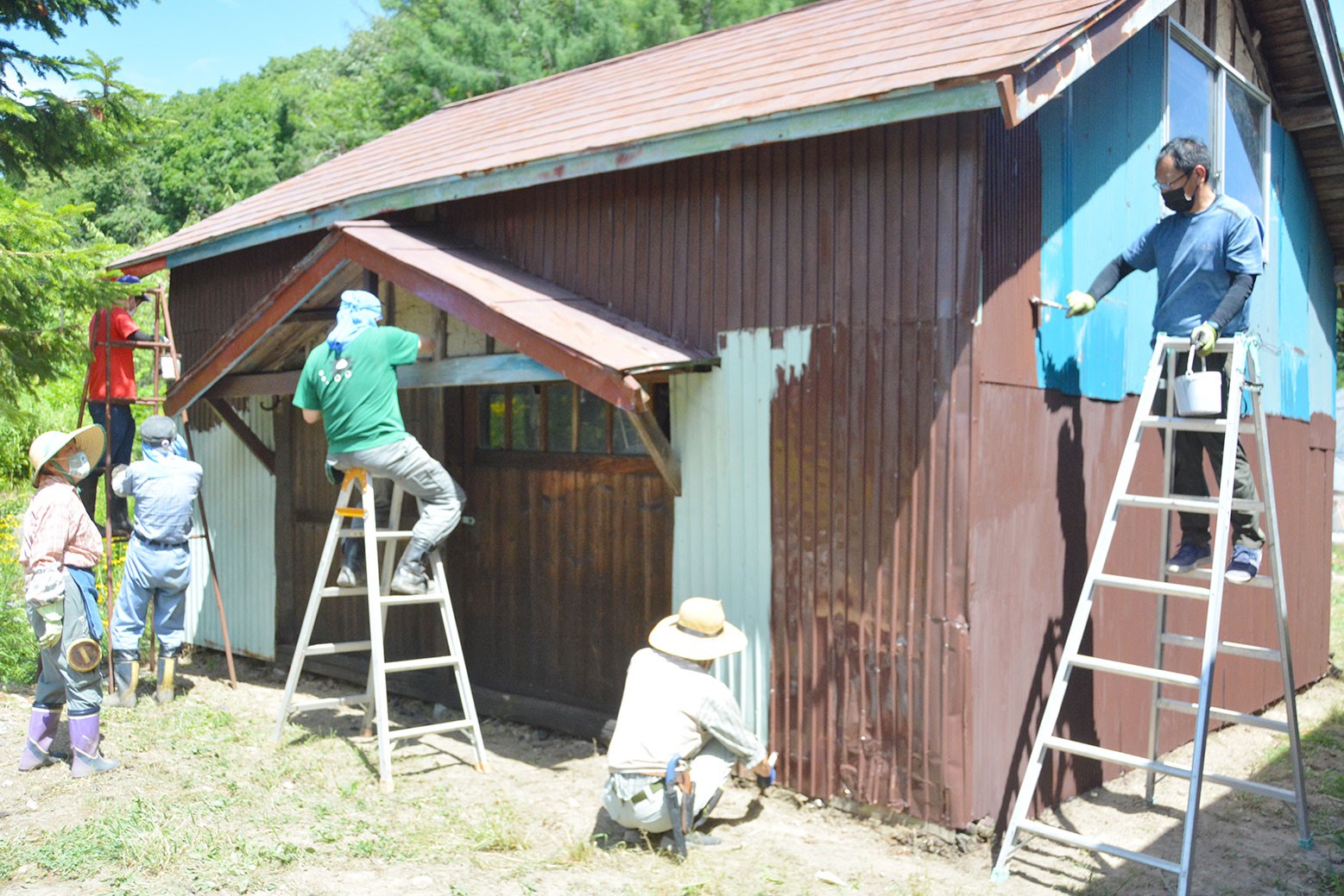 里山の納屋をきれいに整備＊ハサンベツ里山作業日