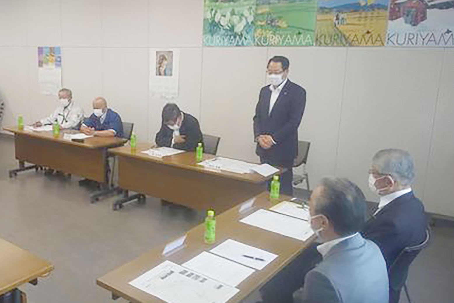 国道234号整備促進期成会設立発起人会に出席