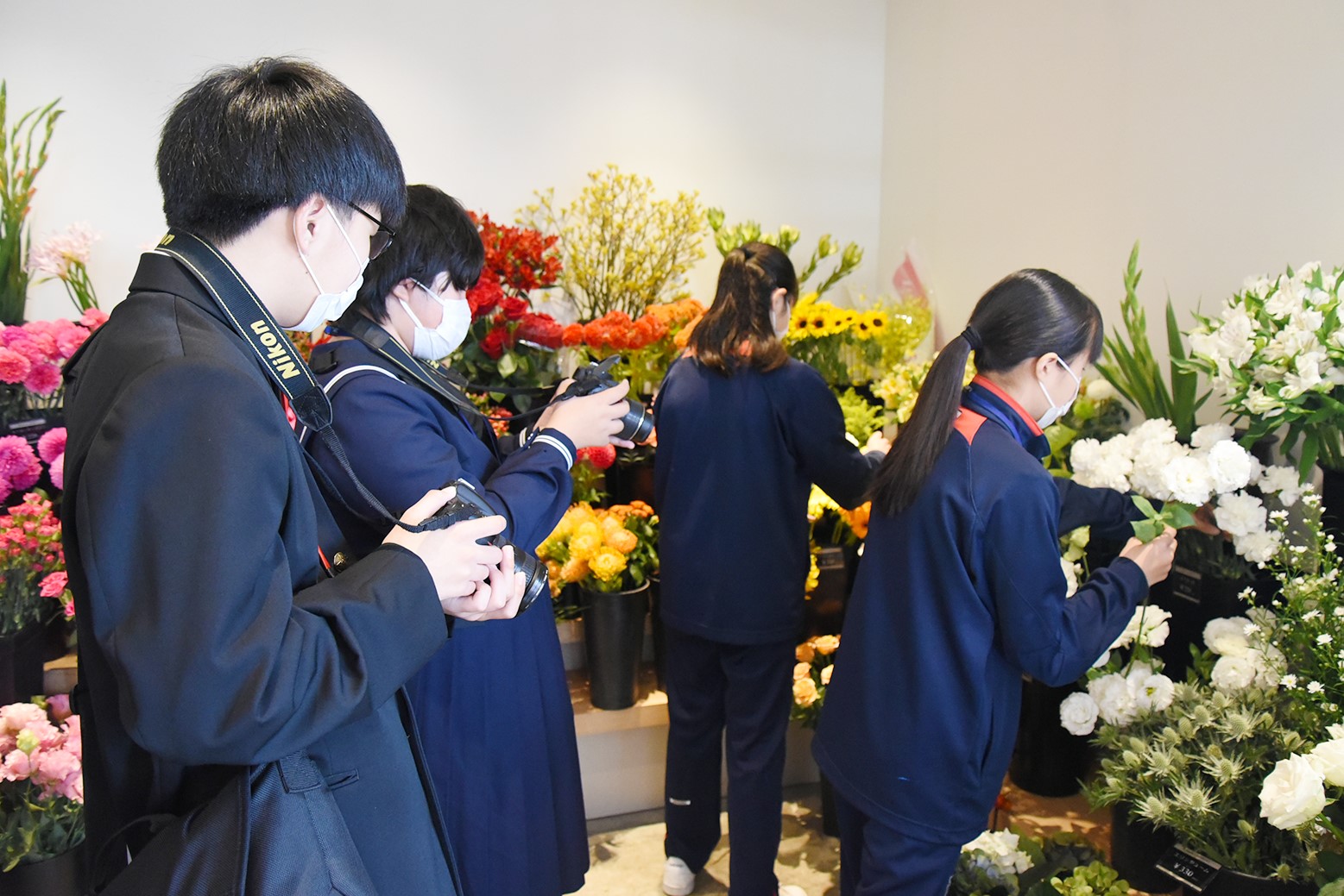 町広報の仕事を体験＊栗山中学校1年生職場体験学習