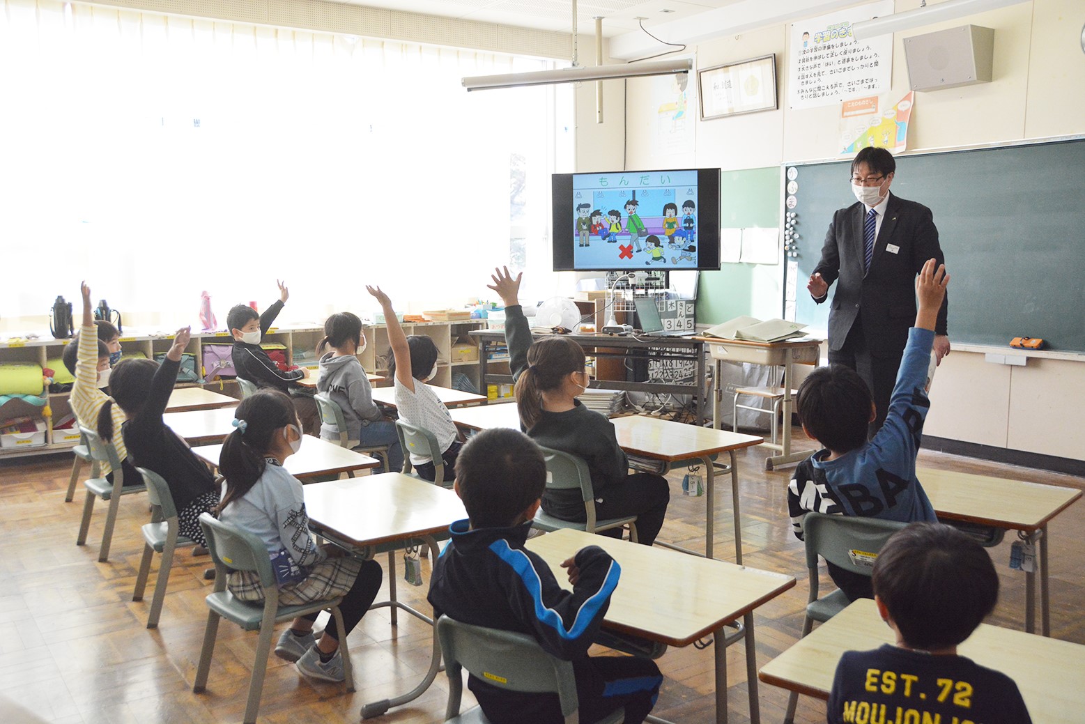 電車内でのルールを学ぶ＊JR乗車体験事前学習