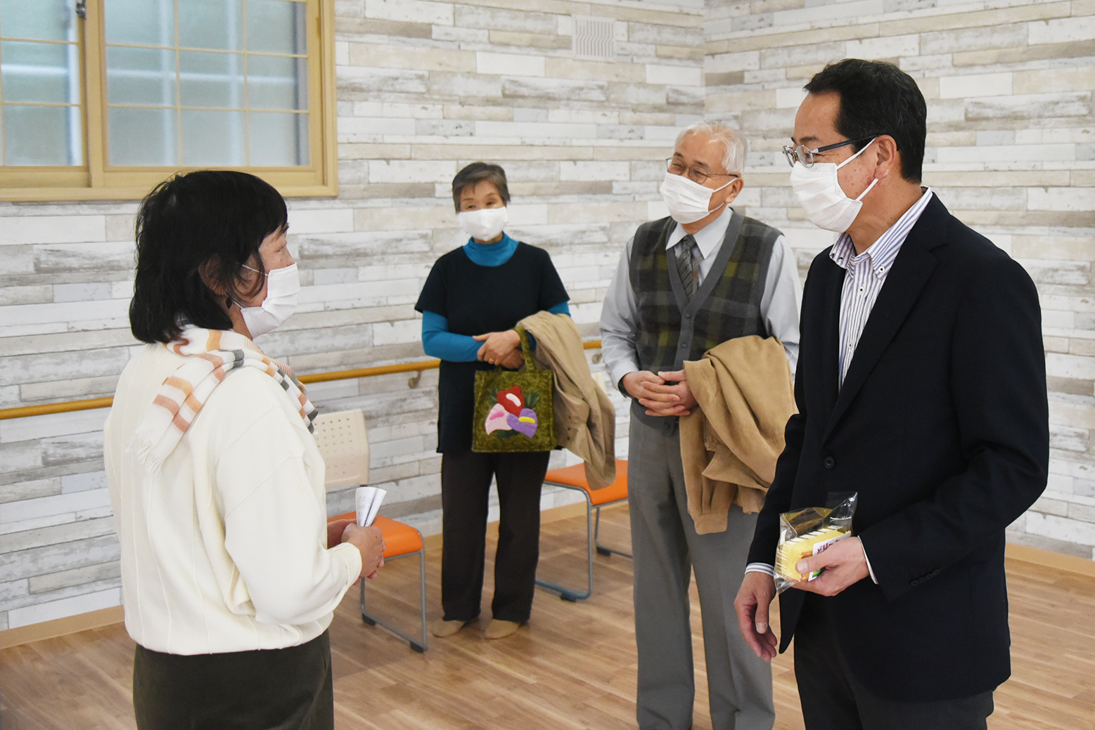 「どりーむ（夢）」内覧会に出席