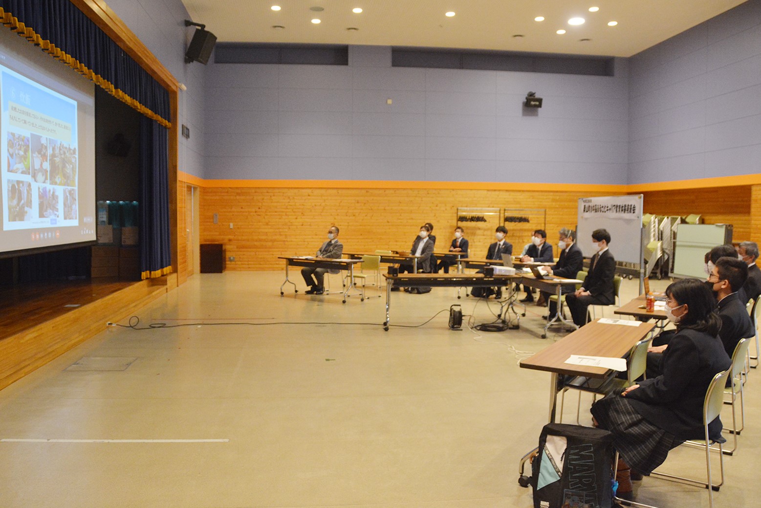 体験学習の成果を発表＊令和3年度栗山町小中高ふるさとキャリア教育体験発表会