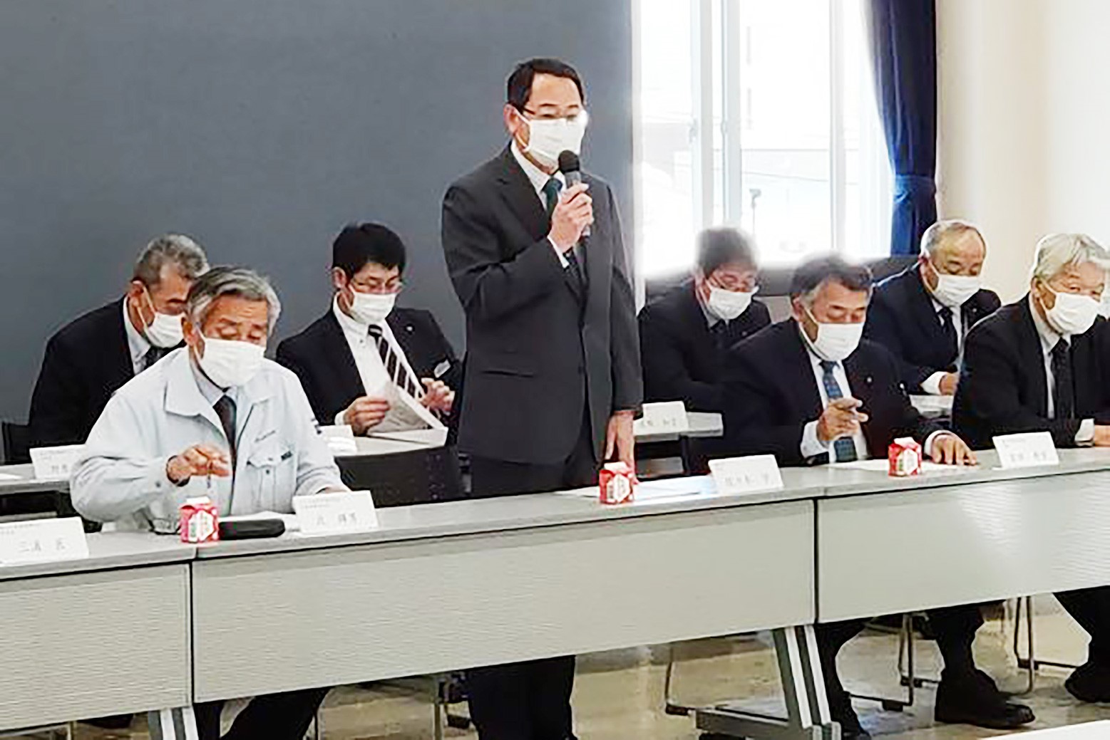 栗山町農事組合長会議に出席