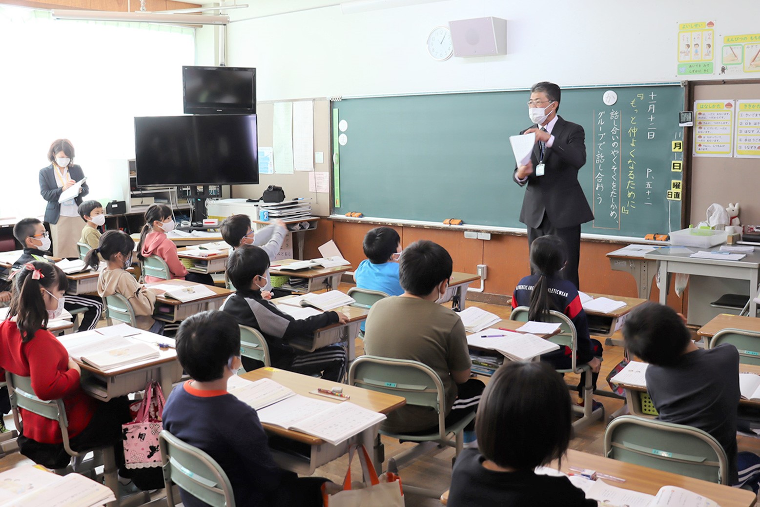 国語科の取り組みを強化＊栗山小学校に空知管内教育実践表彰