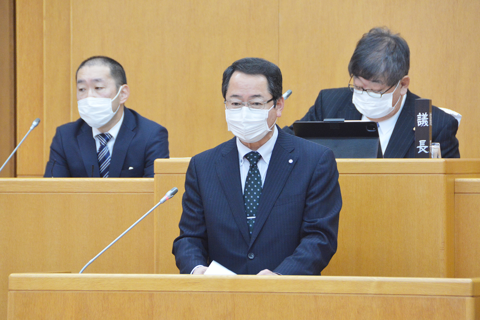議会定例会3月定例会議に出席