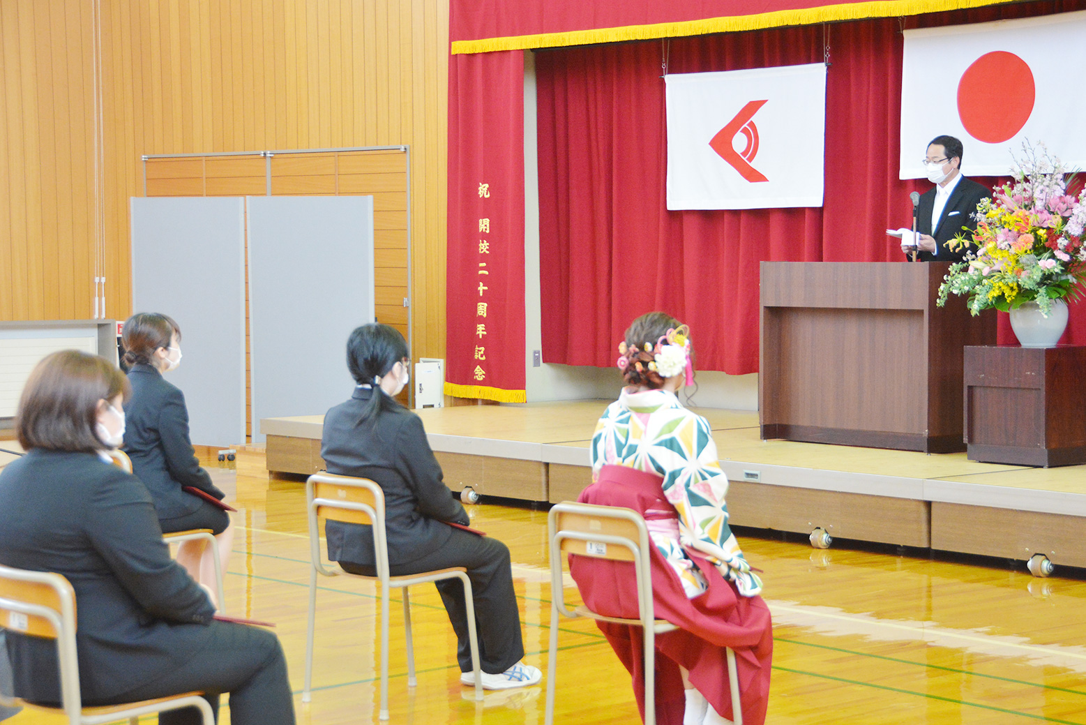 第33回介護福祉学校卒業式に出席