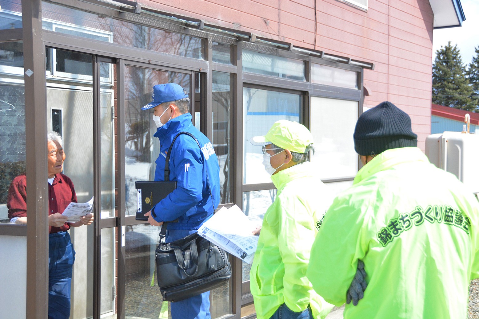 火災警報器の点検などを呼びかけ＊錦まちづくり協議会