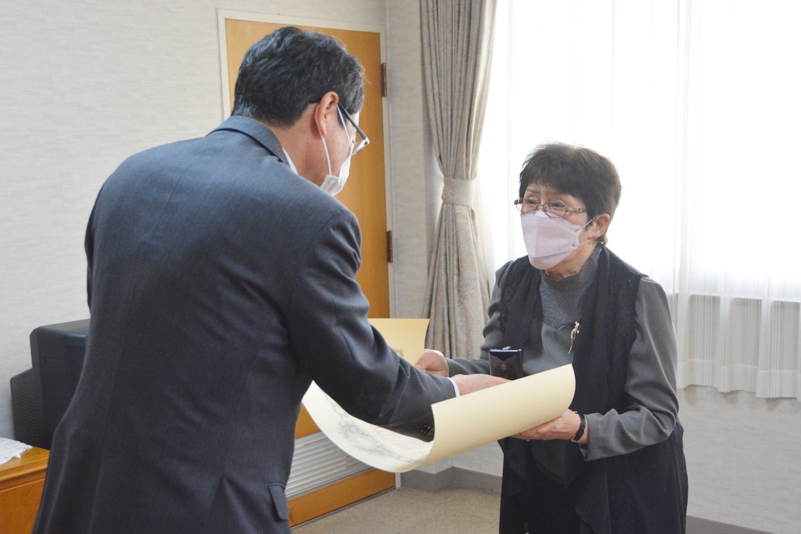 旭日単光章を受章＊元町議会議員の富澤敏道さん